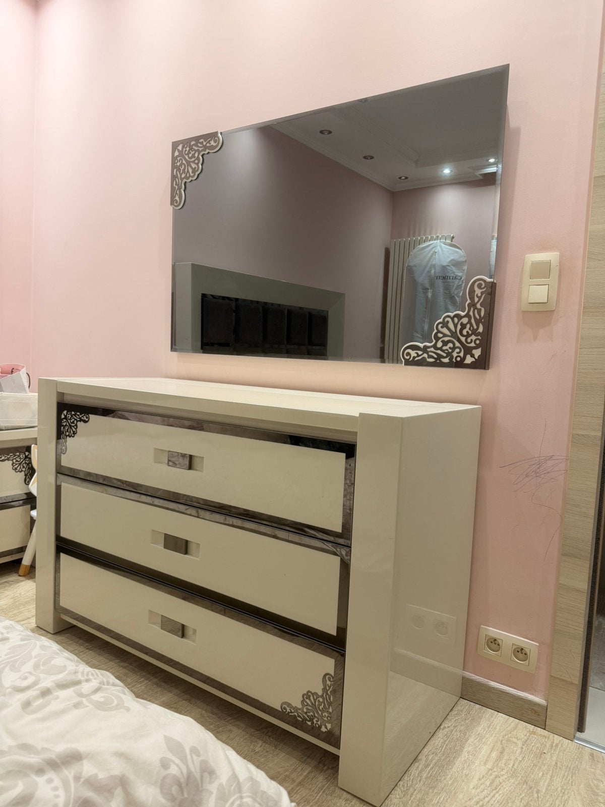 Chambre a couche , slaapkamer, Enlèvement, Comme neuf, Queen size, Moderne