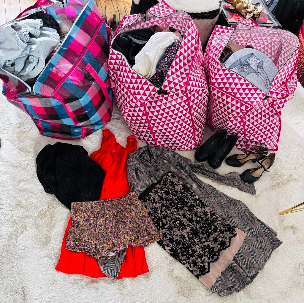 Lot de vêtements femme taille S / chaussures / sacs à vendre, Enlèvement, Porté