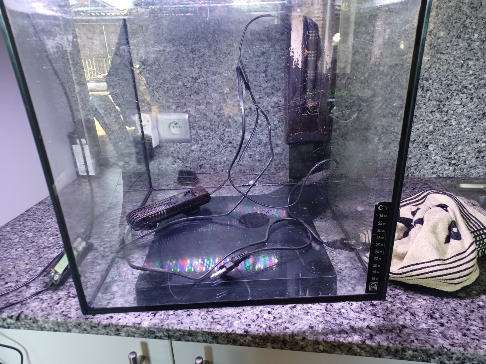 aquarium 60l + toebehoren, Animaux & Accessoires, Enlèvement