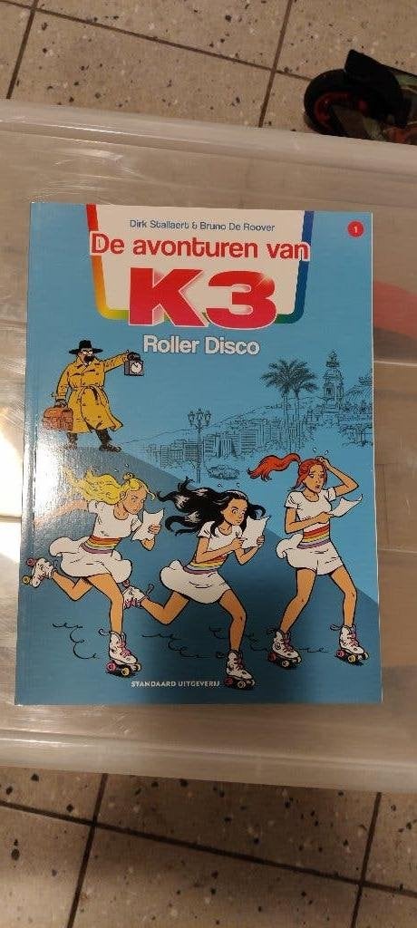 K3 - strip nr 1 - Rollerdisco, Boeken, Ophalen, Eén stripboek, Dirk Stallaert, Zo goed als nieuw