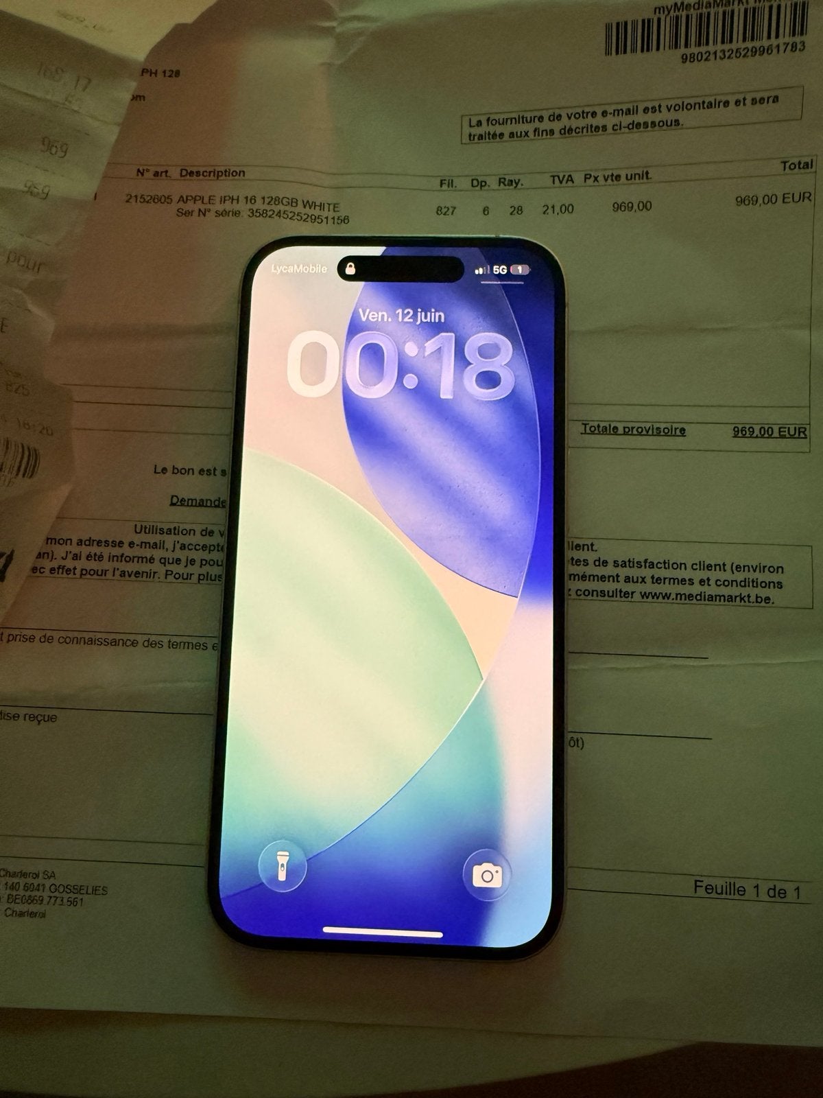 iPhone 16 128gb, Télécoms, Enlèvement, Comme neuf, IPhone 16