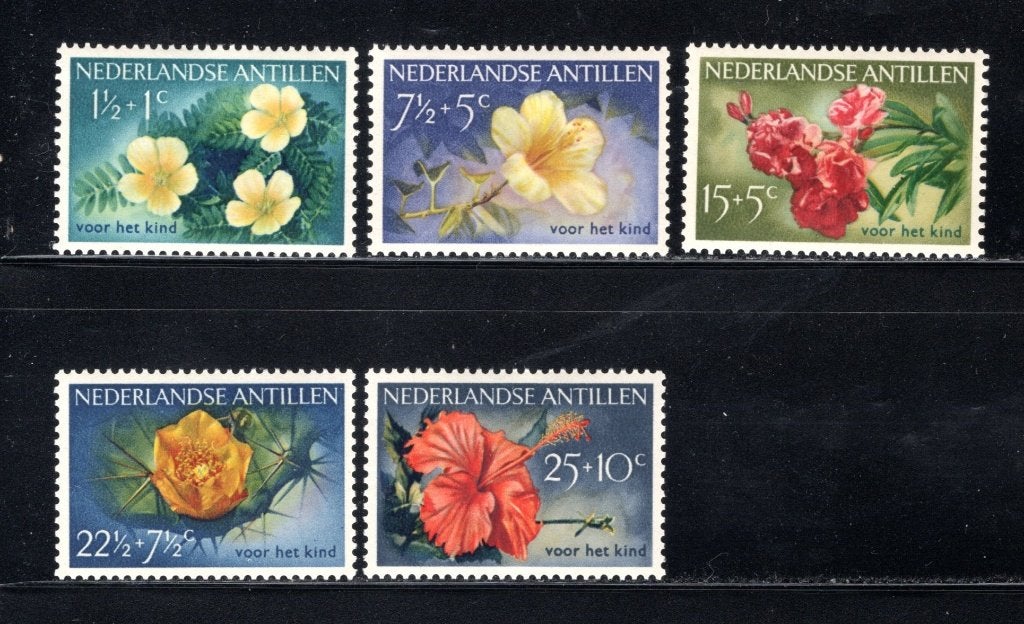 NL. ANTILLES Lot 1955 MH, Timbres & Monnaies, Timbres | Antilles néerlandaises, Envoi, Non oblitéré
