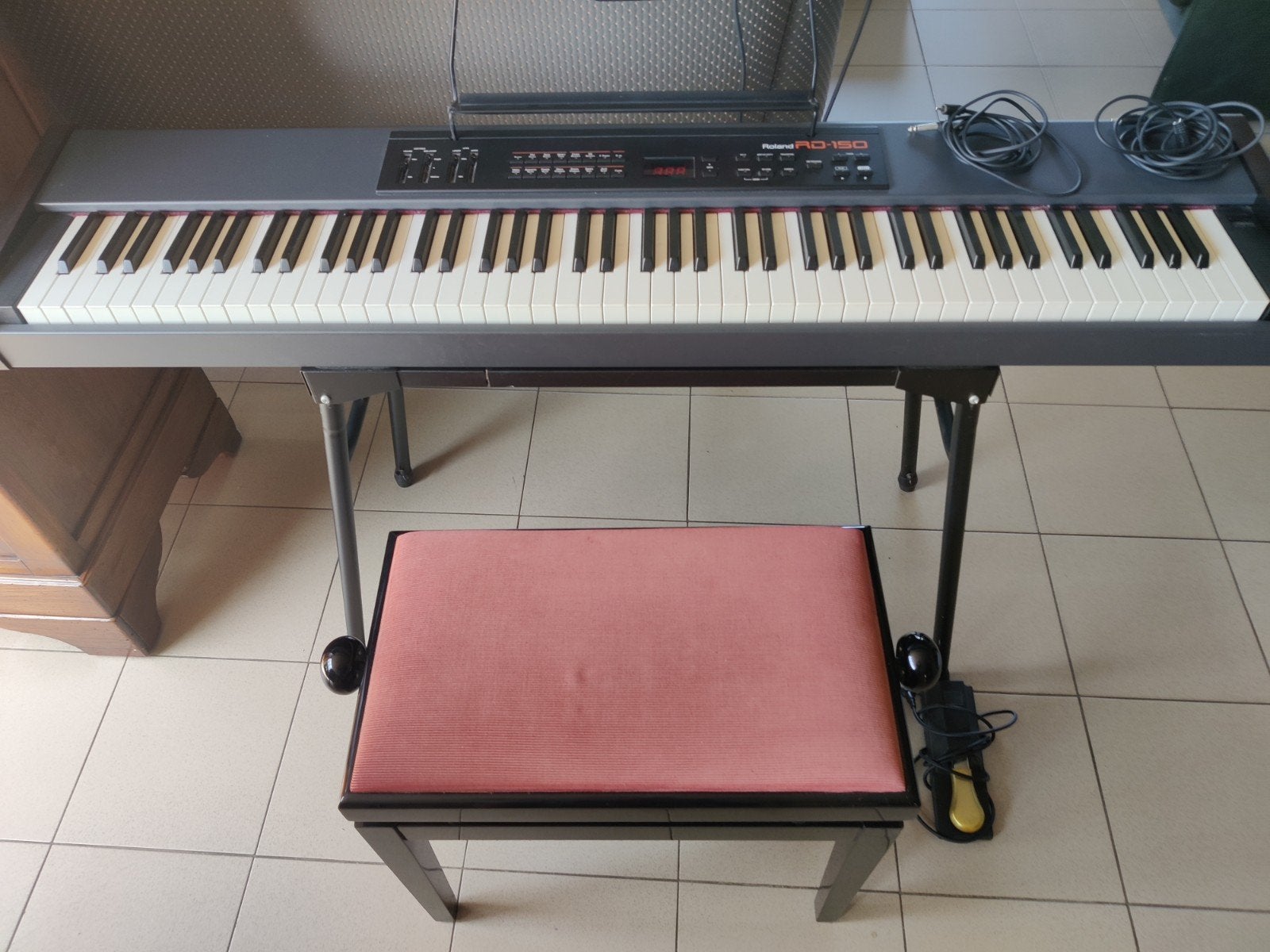 Roland RD-150 Stage Piano (88 gewogen toetsen) + Statief, Ba, Ophalen, Piano