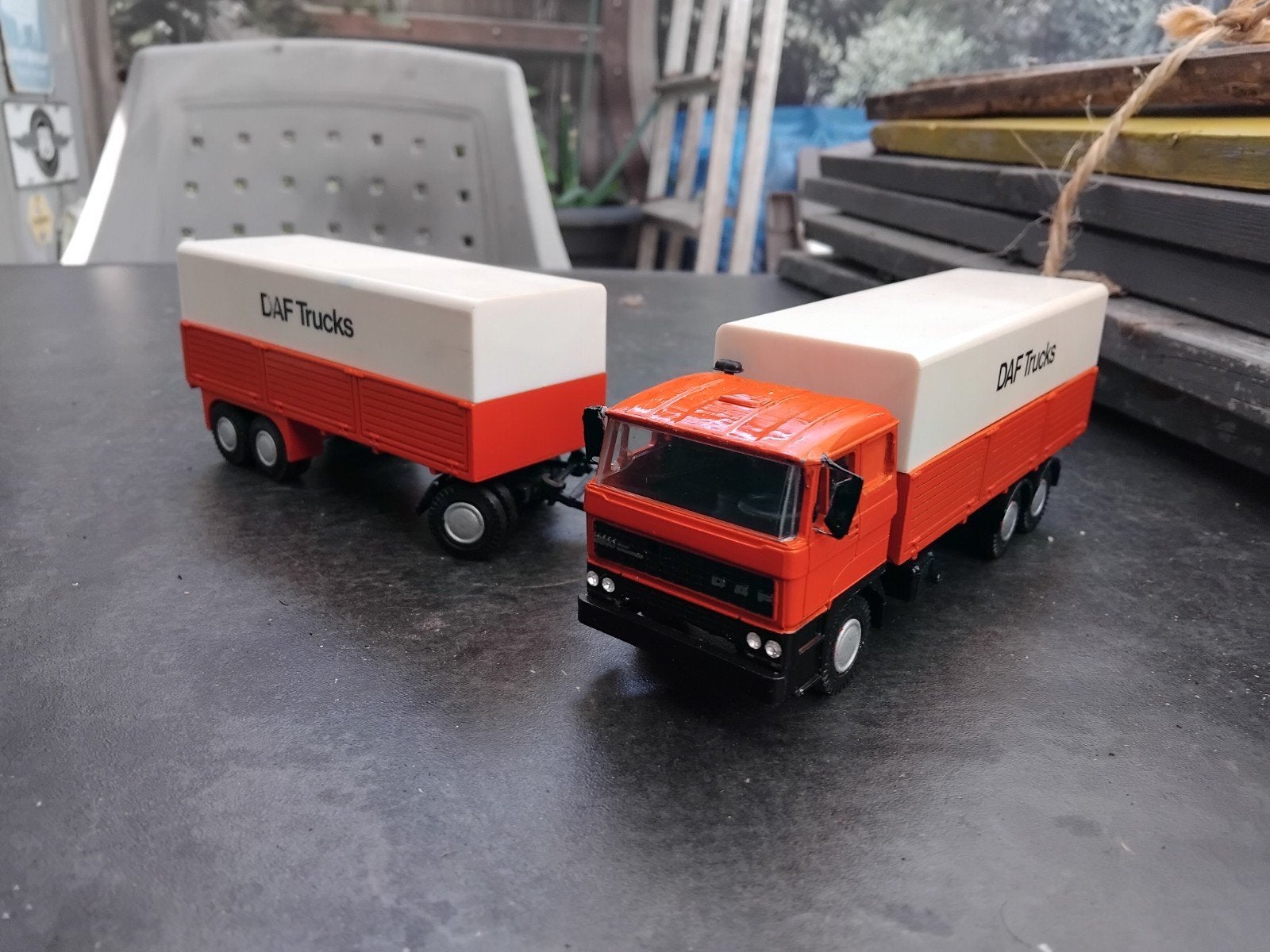 Lion car daf, Hobby en Vrije tijd, Modelauto's | 1:50, Ophalen of Verzenden