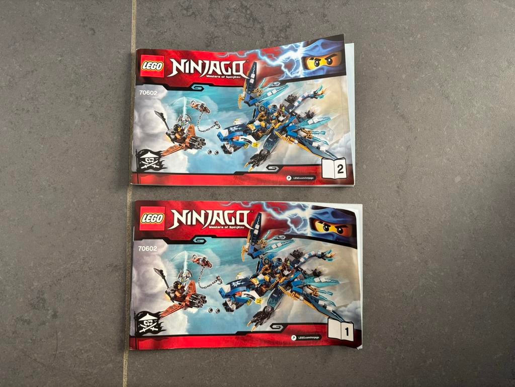 Lego ninjago 70602 jay’s draak, Ophalen, Zo goed als nieuw, Complete set, Lego
