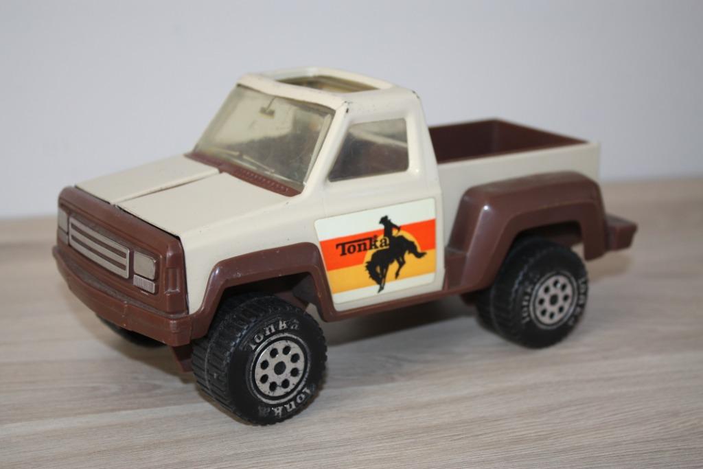 Tonka Speelgoed pick-up truck , metaal , plastic , +- 22 cm, Enlèvement ou Envoi, Utilisé, Autres types, Autres marques