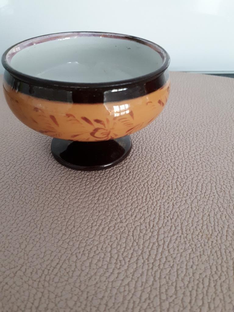 Boîte à sel en cuivre Luster Ware 1820/1860, Antiquités & Art, Enlèvement