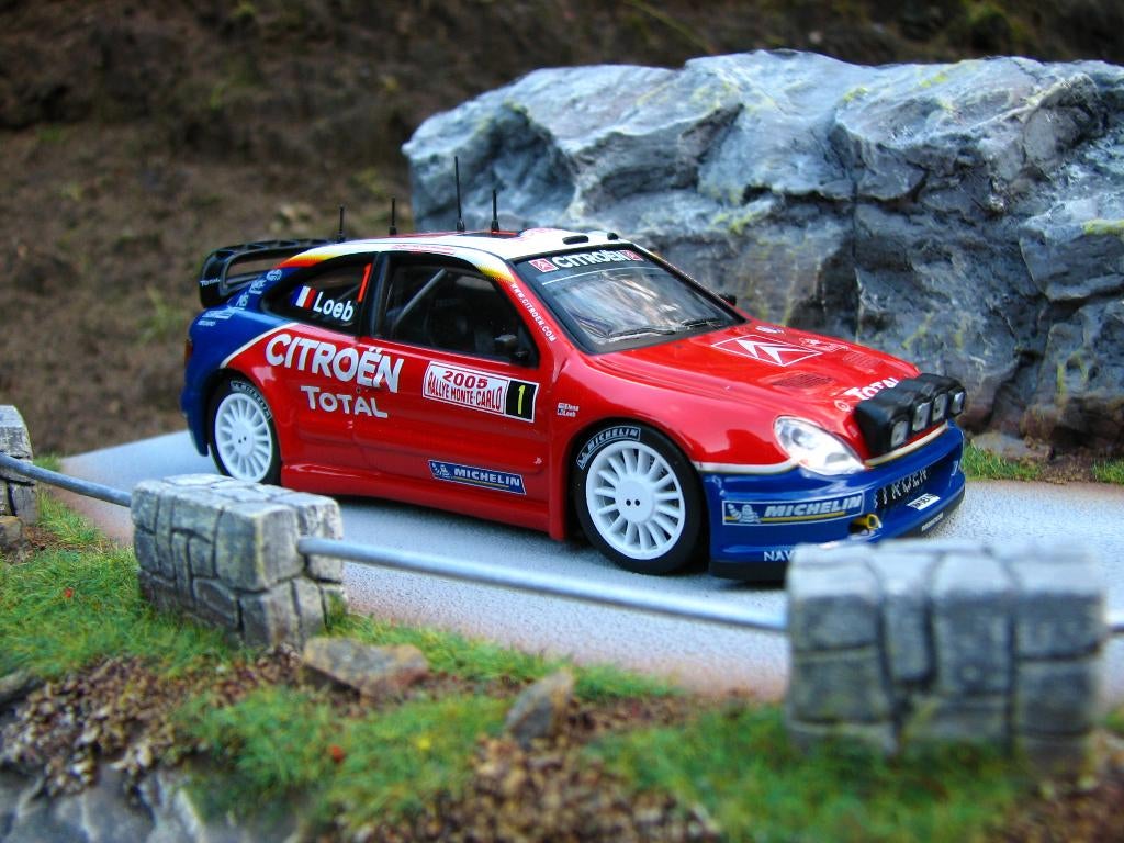 Citroen Xsara WRC #1 Loeb, winner Rally Monte Carlo 2005 IXO, Ophalen of Verzenden, Zo goed als nieuw, Auto, Overige merken