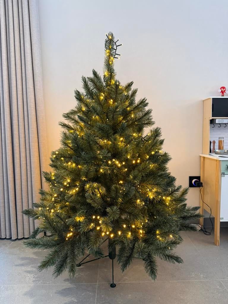 Kunstkerstboom 120cm met lampjes, Enlèvement, Comme neuf