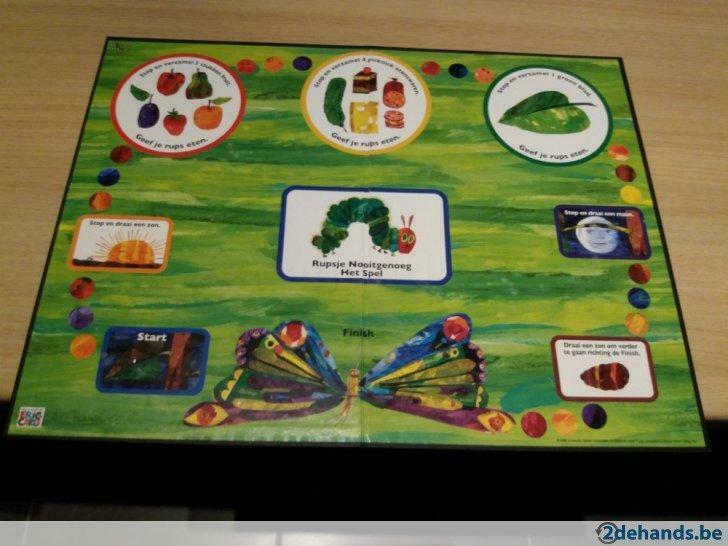 Het spel - Rupsje nooitgenoeg, Enlèvement, Utilisé