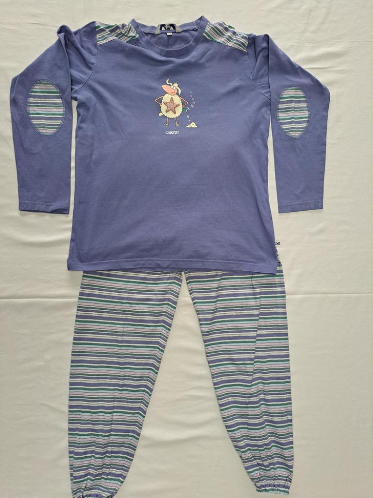 Woody pyjama schaap met scheermes maat 164, Nacht- of Onderkleding, Gebruikt, Jongen of Meisje, Ophalen of Verzenden