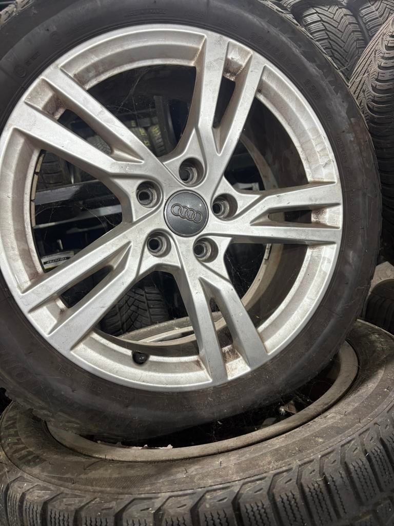 Kits hivers audi a3 17p pneus 6mm 5x112 vw seat skoda, Auto-onderdelen, Banden en Velgen, Band(en), Ophalen