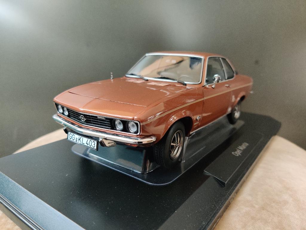Opel Manta 1970 Norev 1:18e neuve, en boîte., Ophalen of Verzenden, Nieuw, Auto, Norev