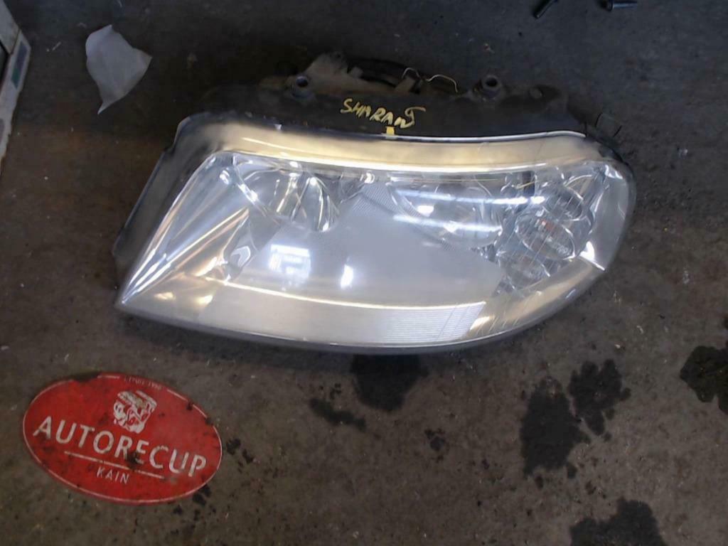Optique avant gauche Volkswagen Sharan phase 2 2000-2003, Ophalen of Verzenden, Gebruikt, Volkswagen