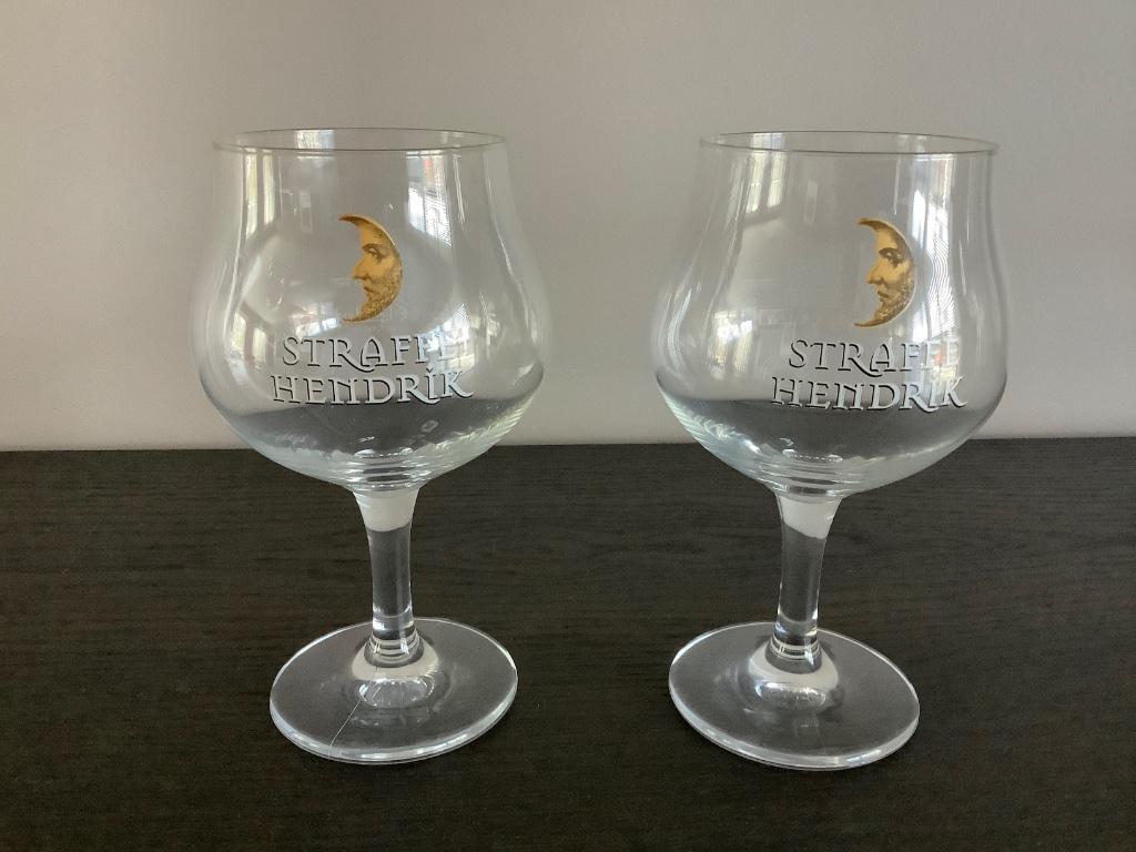 Straffe Hendrik glazen, Verzamelen, Ophalen of Verzenden, Zo goed als nieuw, Bierglas