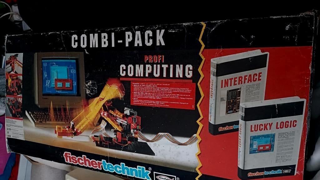 Vintage Fischer Technik combi-pack computing, Enlèvement, Utilisé