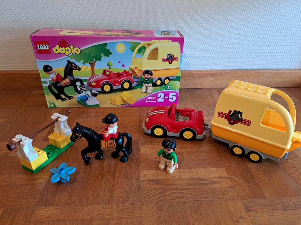 Duplo paardentrailer, Ophalen, Duplo