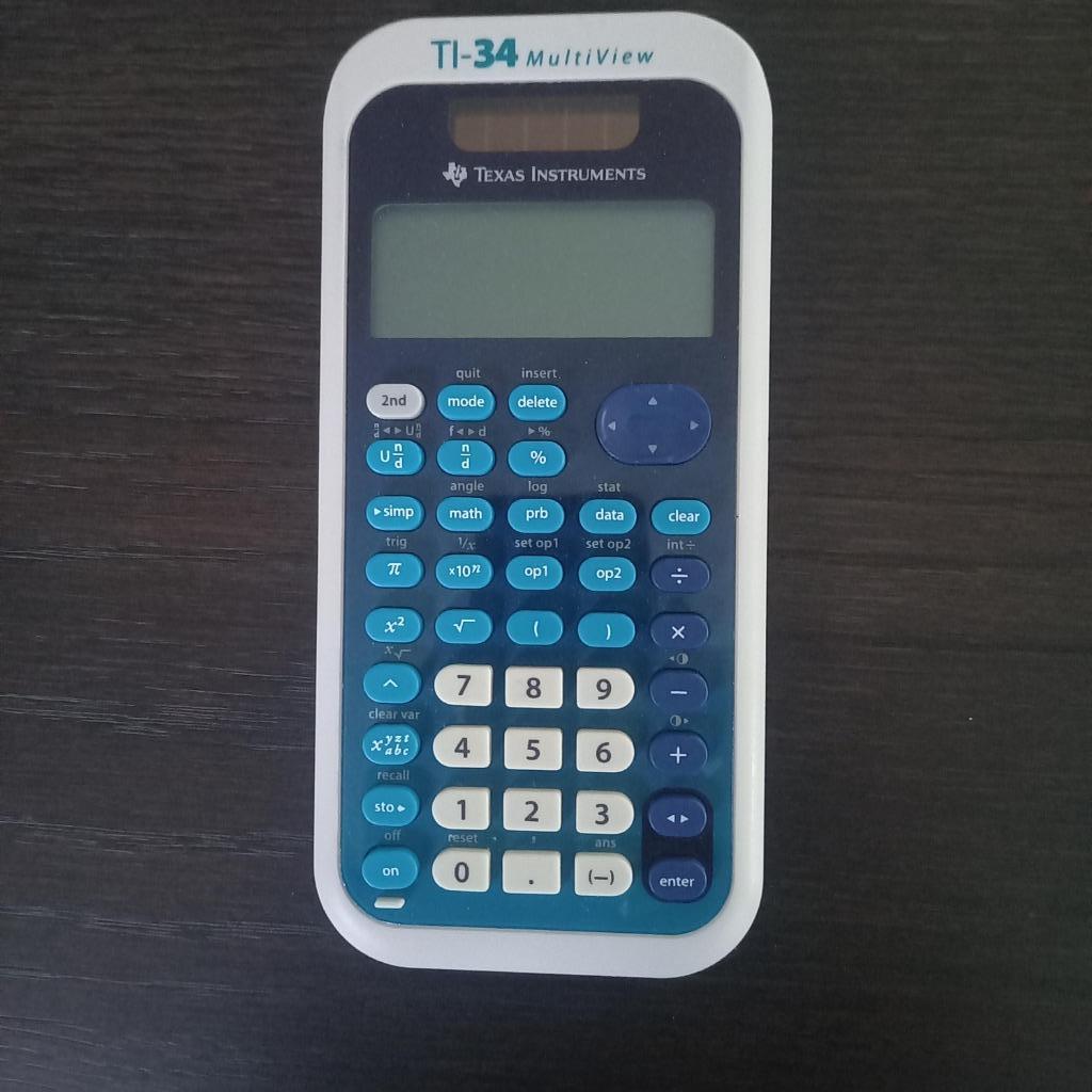 Rekenmachine Texas Instruments TI-34 Multiview te koop, Ophalen of Verzenden, Gebruikt