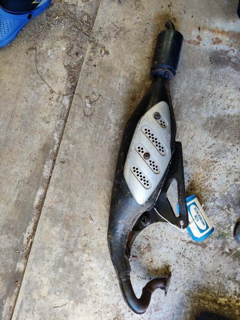 Uitlaat Yamaha Aerox/ MBK Booster, Fietsen en Brommers, Ophalen, Uitlaat, Yamaha