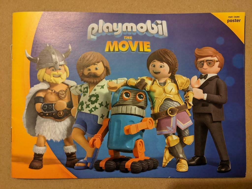 Playmobil, The Movie, boek en poster, verzending inbegrepen, Kinderen en Baby's, Speelgoed | Playmobil, Nieuw, Ophalen of Verzenden