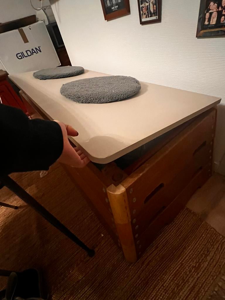 Oude gymnastiek turnbok bank/opslag, Ophalen, Zo goed als nieuw