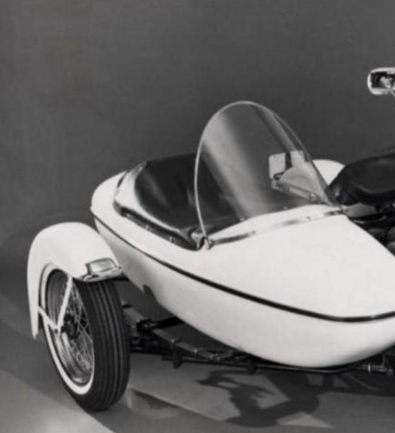 Pelle pour side-car Harley Davidson Panhead, Motos, Enlèvement, Utilisé