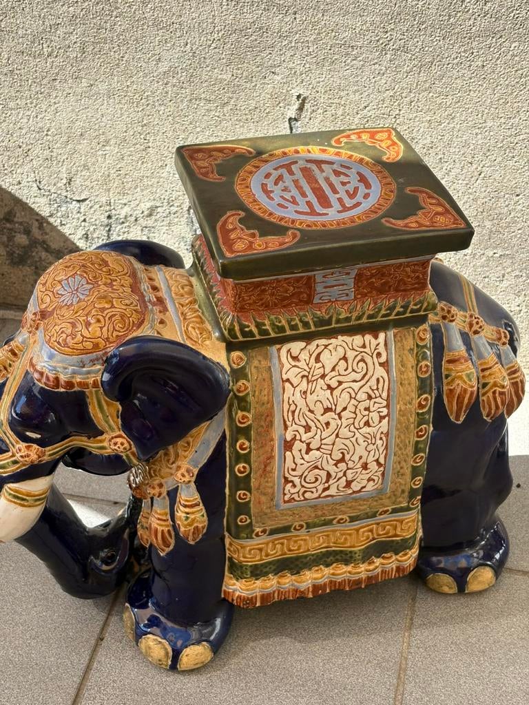 Vintage 1960’s keramiek olifant, Antiek en Kunst, Ophalen