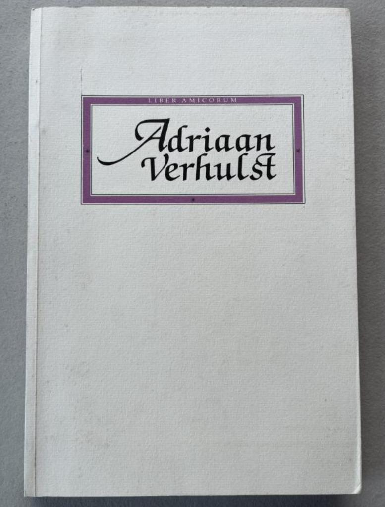 Liber amoricum Adriaan Verhulst, 1995, Boeken, Ophalen of Verzenden