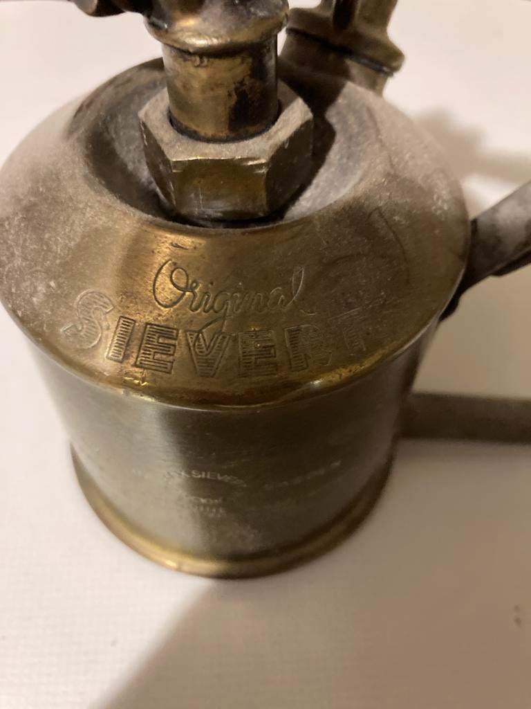 Ancienne lampe à souder laiton, Enlèvement ou Envoi