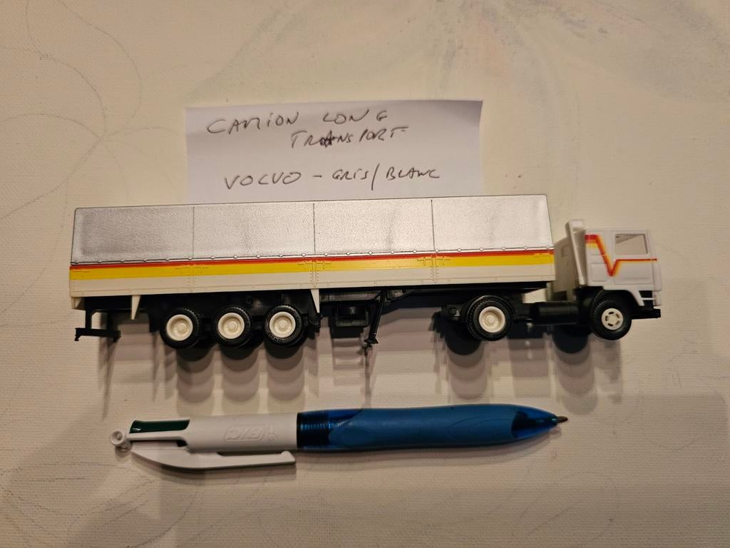 Miniature ho 1.87 camion long, Envoi