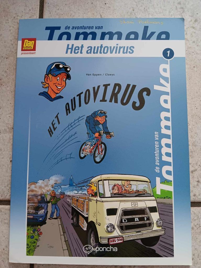 strip Tom Boonen, Boeken, Stripverhalen, Zo goed als nieuw, Eén stripboek, Ophalen of Verzenden