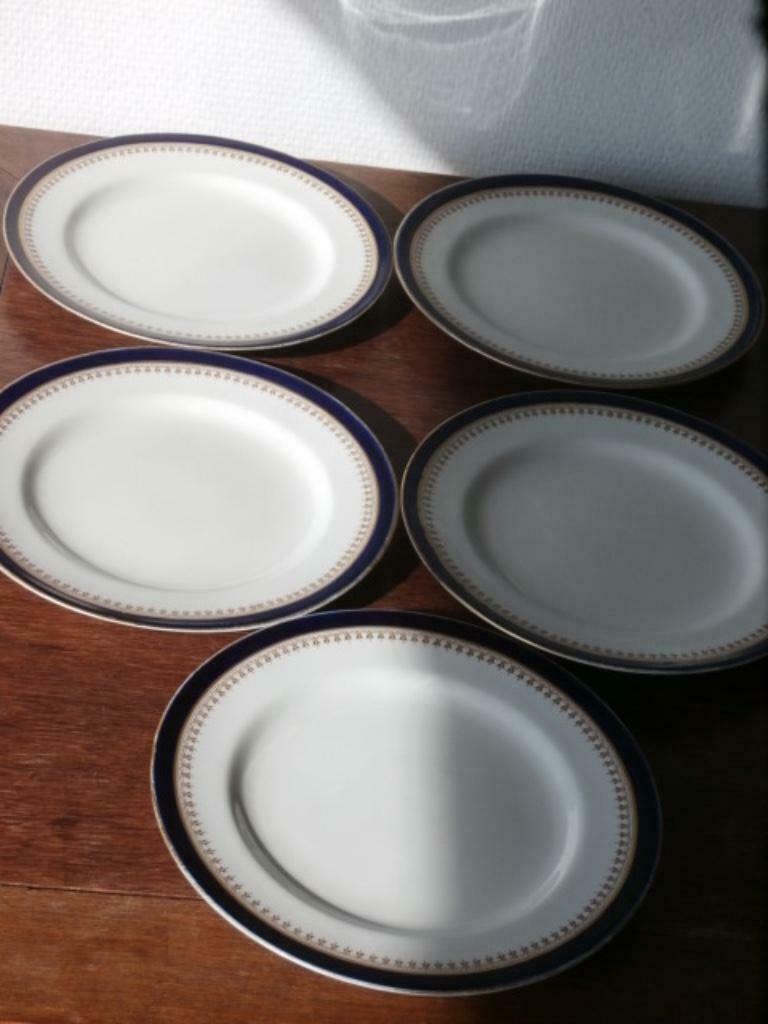 Royal Worcester Vitreous England 5 borden, Antiek en Kunst, Ophalen of Verzenden