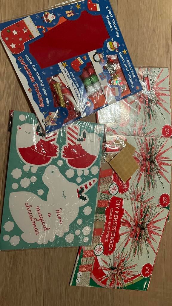 Knutselgerief kerst, Hobby en Vrije tijd, Ophalen of Verzenden, Zo goed als nieuw