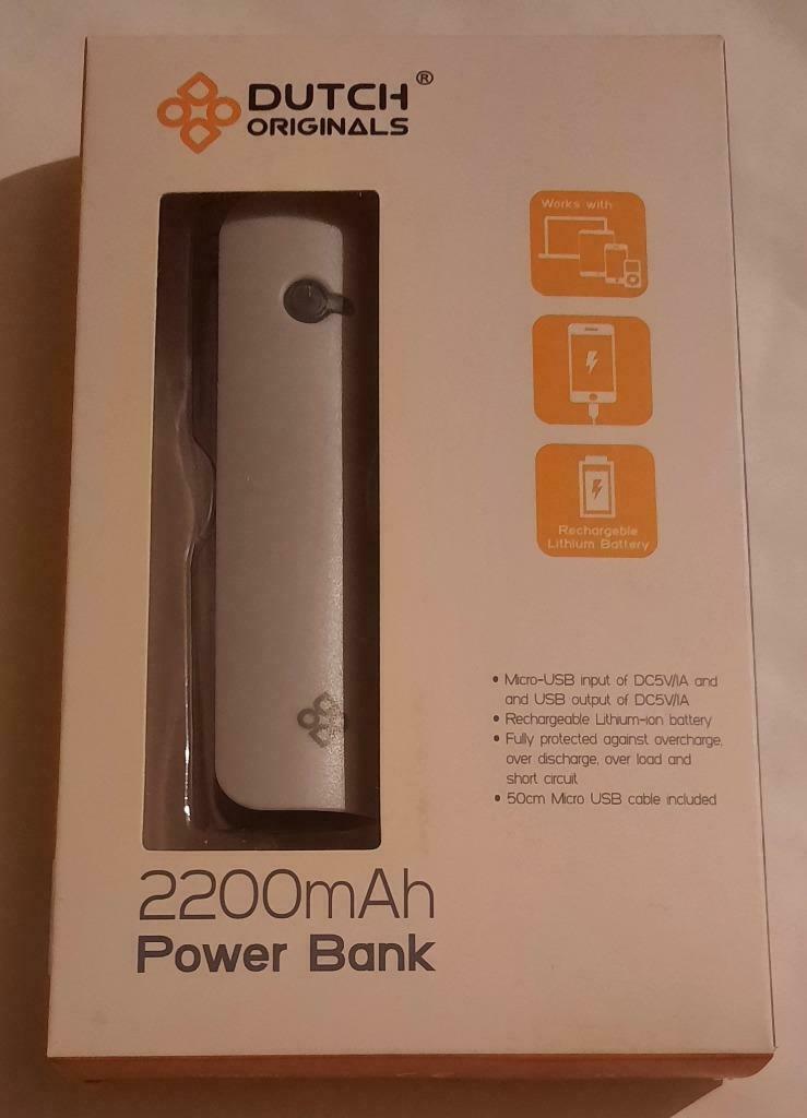 Power Bank Dutch Originals 2200mAh neuve, Enlèvement ou Envoi, Neuf
