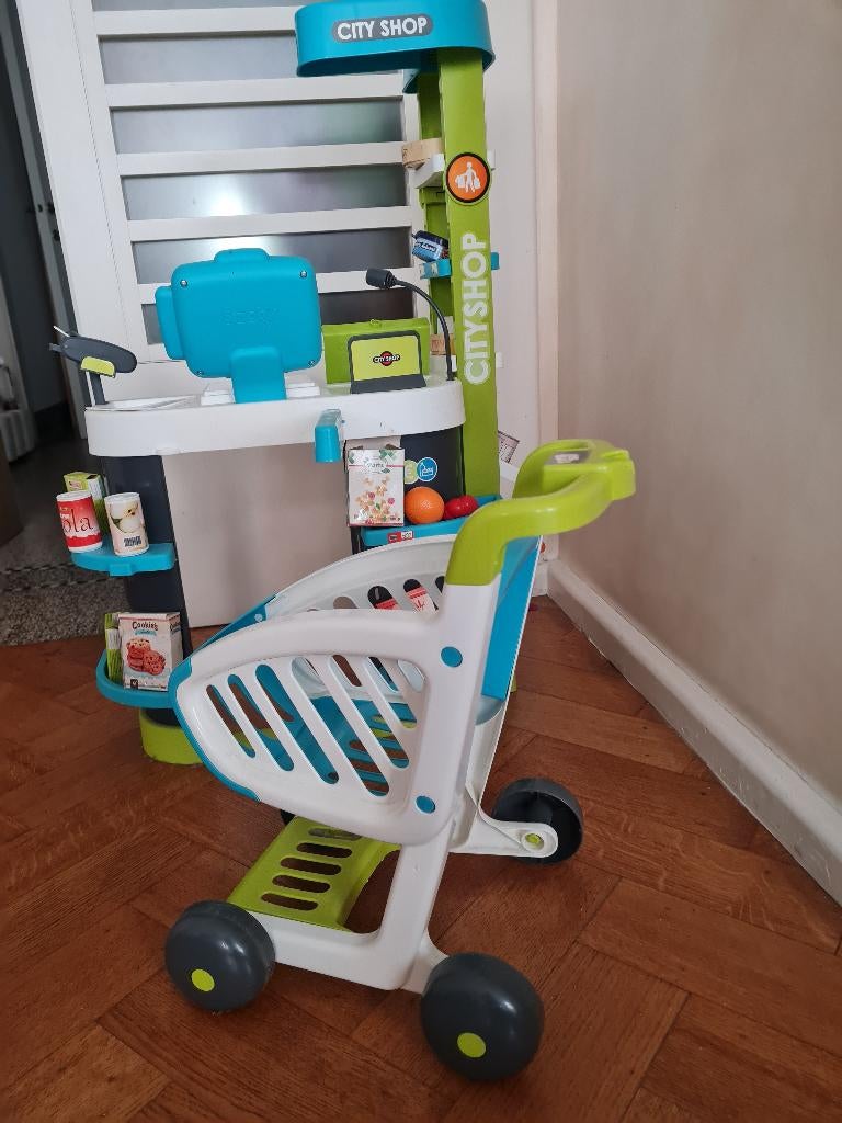 Smoby Supermarket, Enlèvement, Comme neuf, Plastique, Accessoires de cuisine de jeu