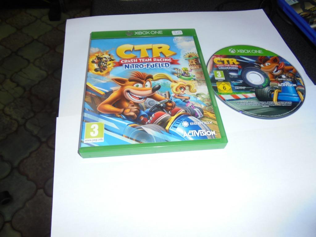 Xbox One CTR Crash Team Racing Nitro Fueled (orig), Games en Spelcomputers, Games | Xbox One, Gebruikt, Racen en Vliegen, Ophalen of Verzenden