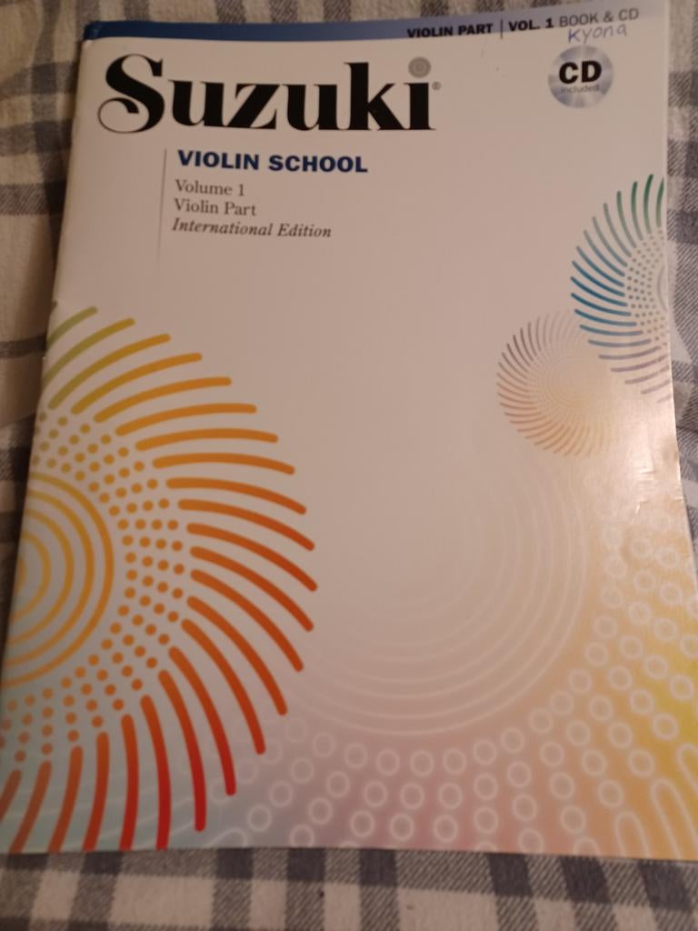 Vioolles , Suzuki , lesboek viool ,cd ,, Ophalen of Verzenden, Zo goed als nieuw