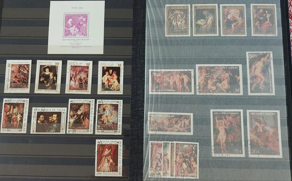 Timbres Rubens tous pays, Enlèvement ou Envoi