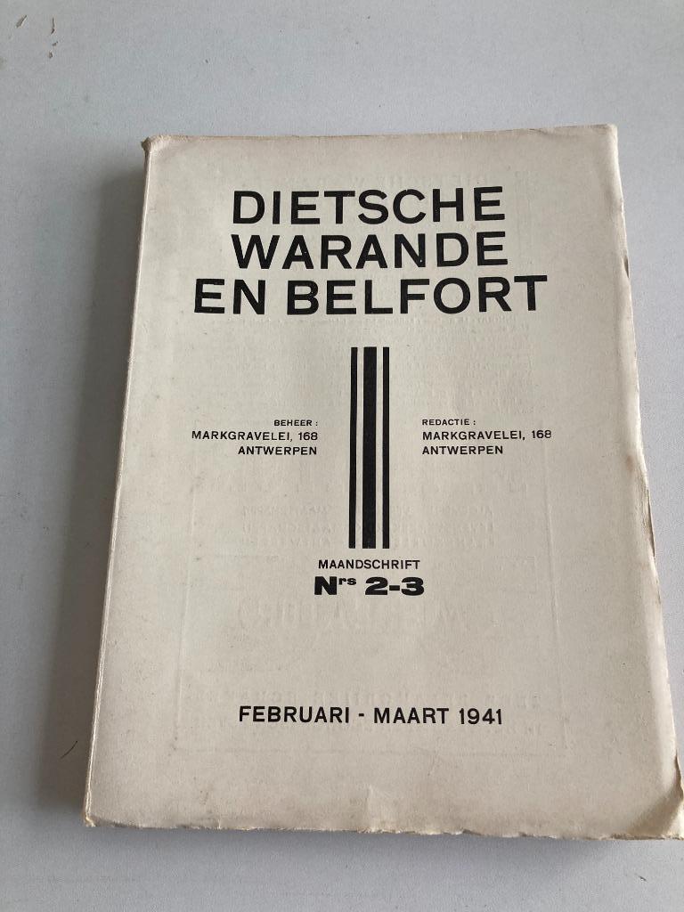 D.W.B. nr 2-3 1941 : Roelants, Benoit, Demedts,De Beuckelaer, Ophalen of Verzenden, 1940 tot 1960, Tijdschrift