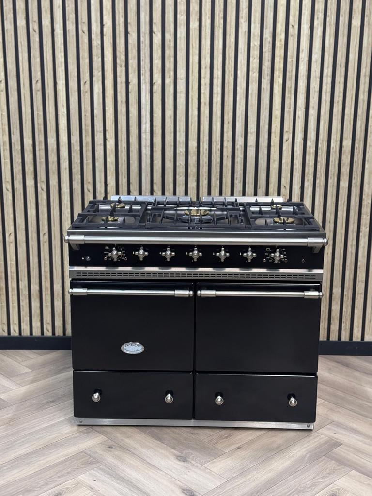 Neat Lacanche Black Gas 100cm + four double, Electroménager, Cuisinières, Enlèvement ou Envoi