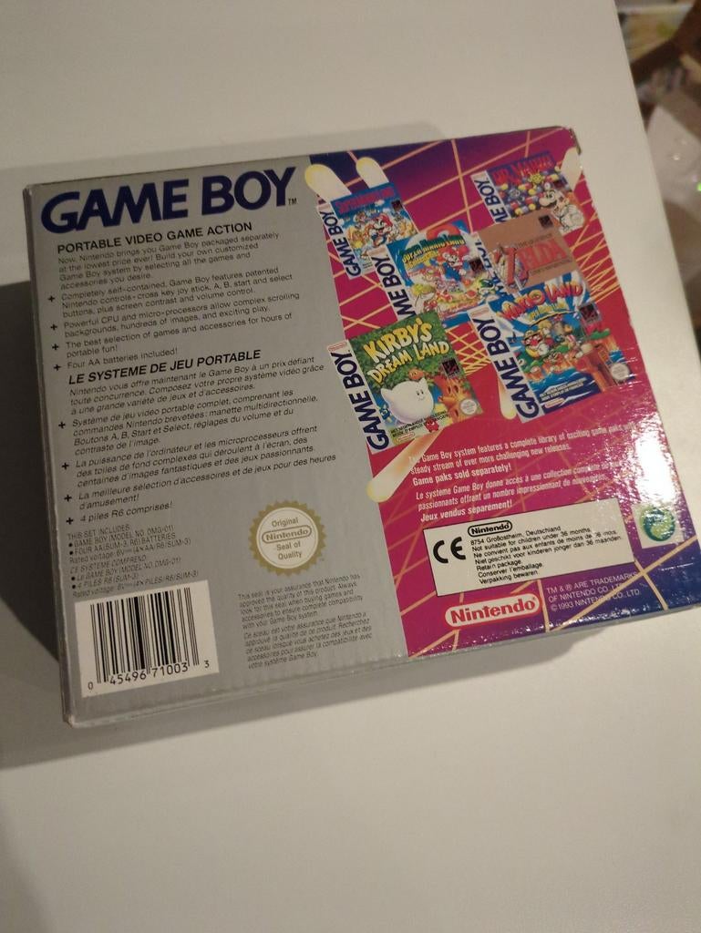 Originele witte Gameboy, werkend, in doos, Ophalen of Verzenden, Zo goed als nieuw, Game Boy Classic