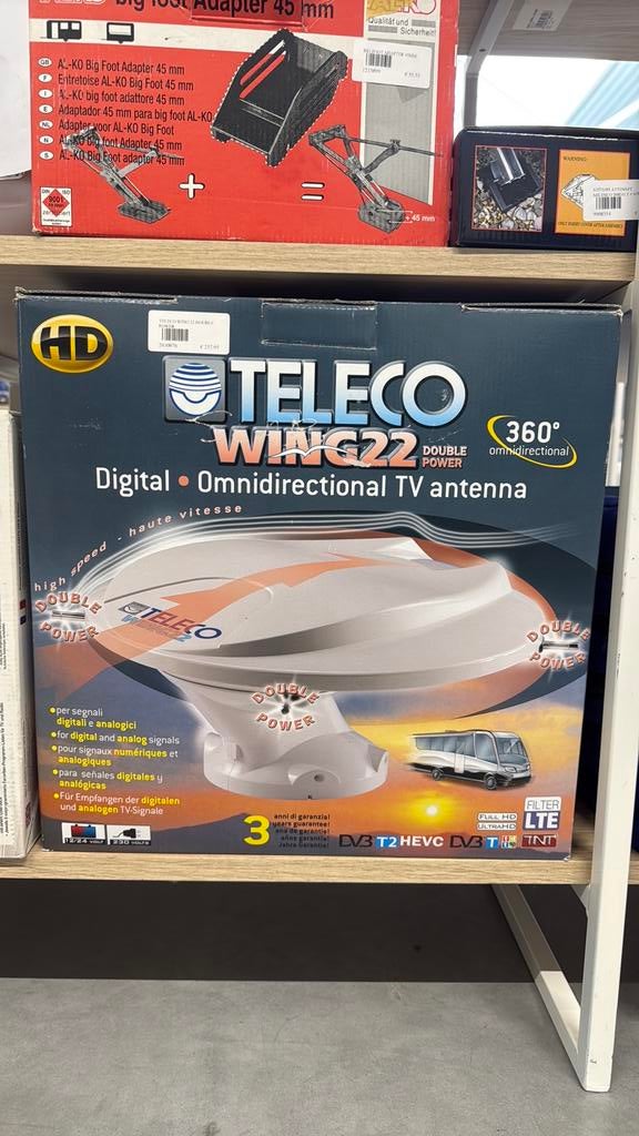Teleco wing22 double power digital, Enlèvement ou Envoi, Comme neuf