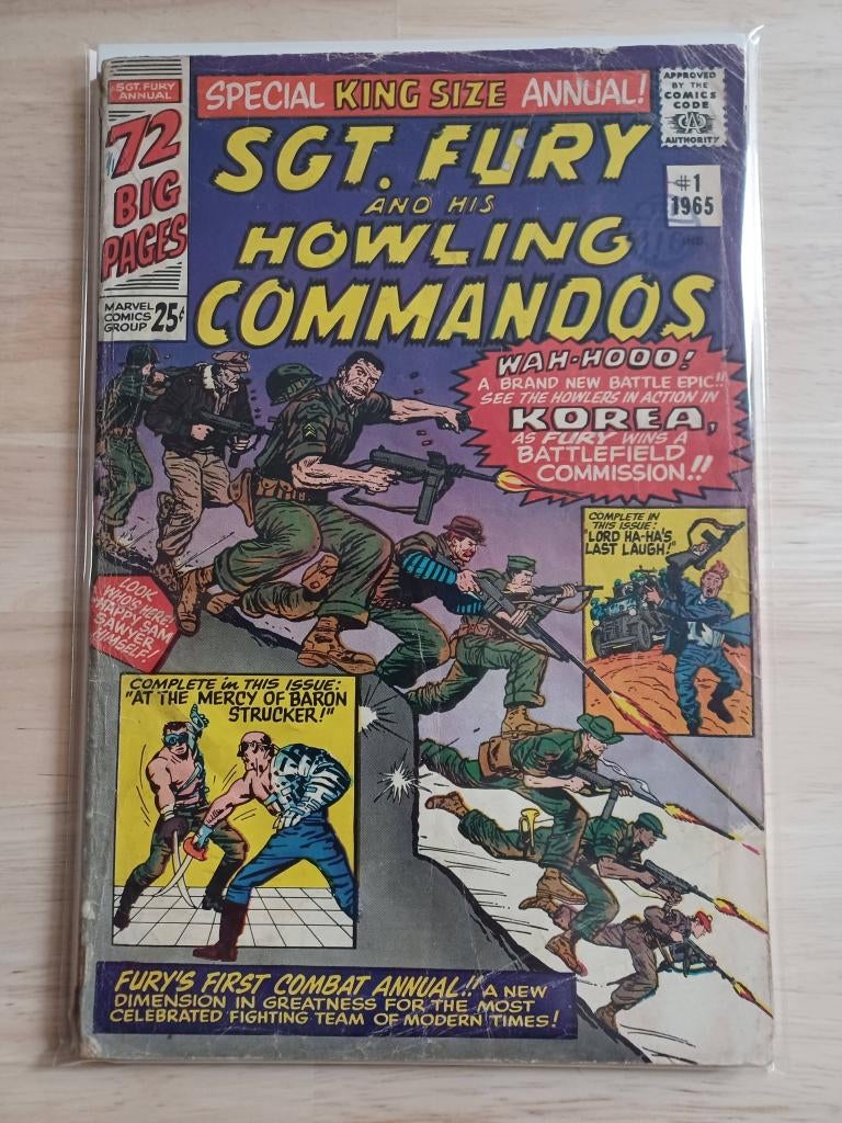 SGT.Fury and his howling commandos Marvel 1964-1969, Livres, BD | Comics, Utilisé, Plusieurs comics, Amérique, Enlèvement ou Envoi