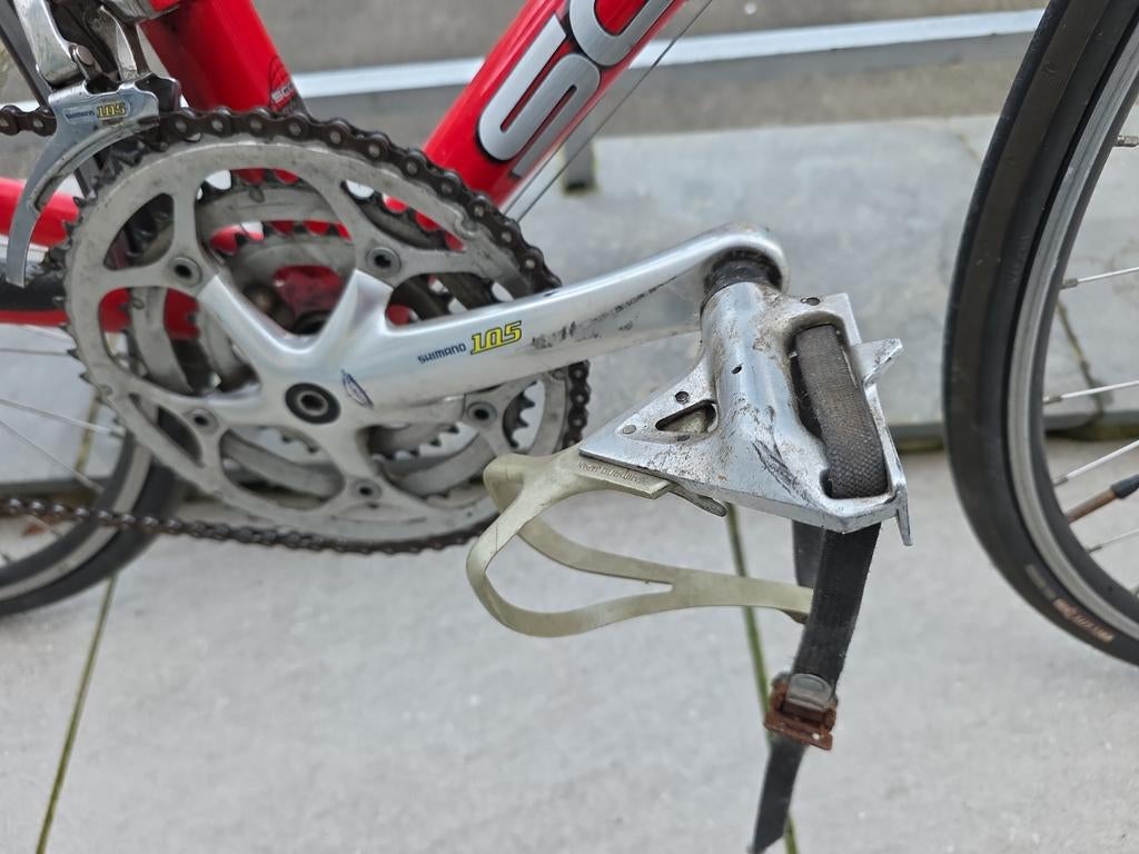 Vélo de route Scott S9 Shimano 105 Aluminium/Carbone rouge56, Autres marques, Vitesses, Enlèvement, Utilisé