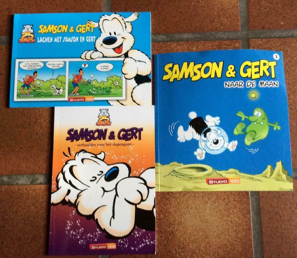 Samson en Gert studio 100 boekjes,+1 stripverhaaltje., Enlèvement ou Envoi, Comme neuf