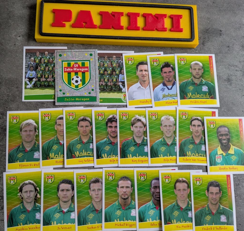 Panini football 2006 21X ZULTE WAREGEM  voetbal stickers, Verzenden, Nieuw