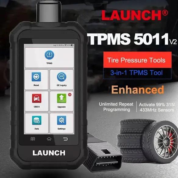 Launch X431 5011 V2 TPMS Tool OBD2 12 Reset, Ophalen of Verzenden