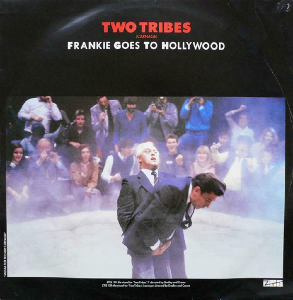 12"  Frankie Goes To Hollywood ‎– Two Tribes (Carnage) 1984, Cd's en Dvd's, Vinyl | Overige Vinyl, Ophalen of Verzenden, Gebruikt
