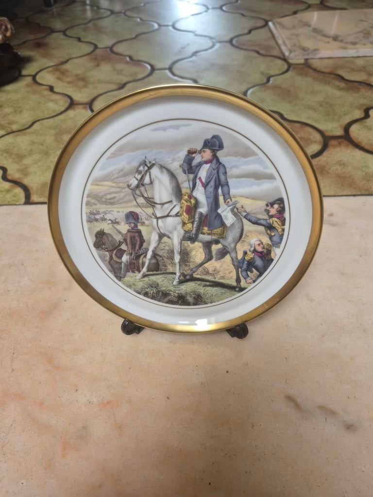 Magnifique assiette Napoléonienne 22 carats Bavaria Bayreuth, Enlèvement