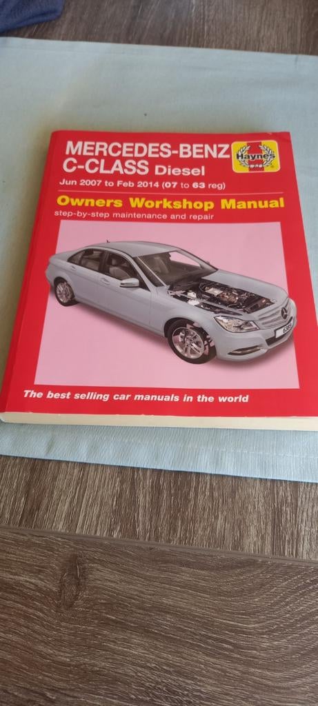 Mercedes C class Diesel manual haynes vraagbaak 07/14, Ophalen of Verzenden